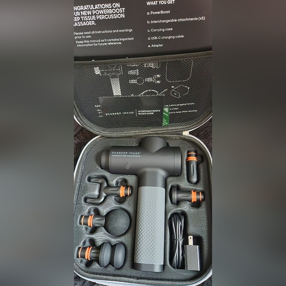 Sharper Image powerboost deep tissue massager - Picture 5 of 16